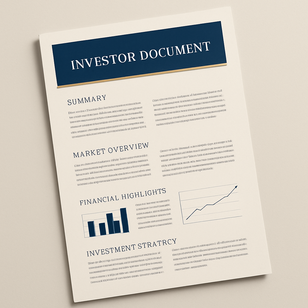 Branded document sample by Reecenben Studio